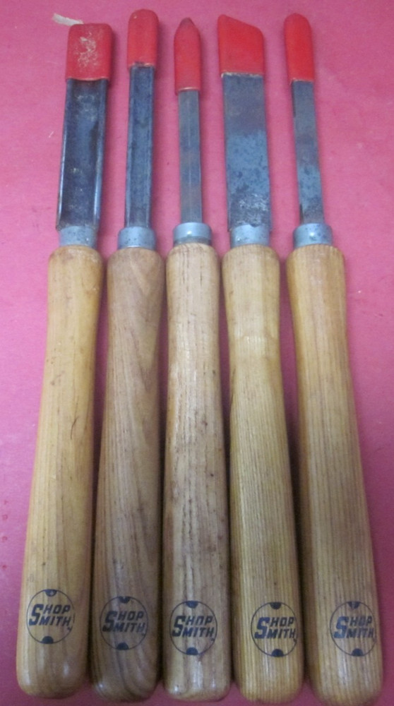 Shopsmith lathe accessories - chisel tool set, 5-pc.