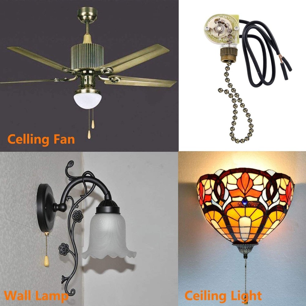 Bronze Electronic Switch for Ceiling Fan Safe Installation Guide Included