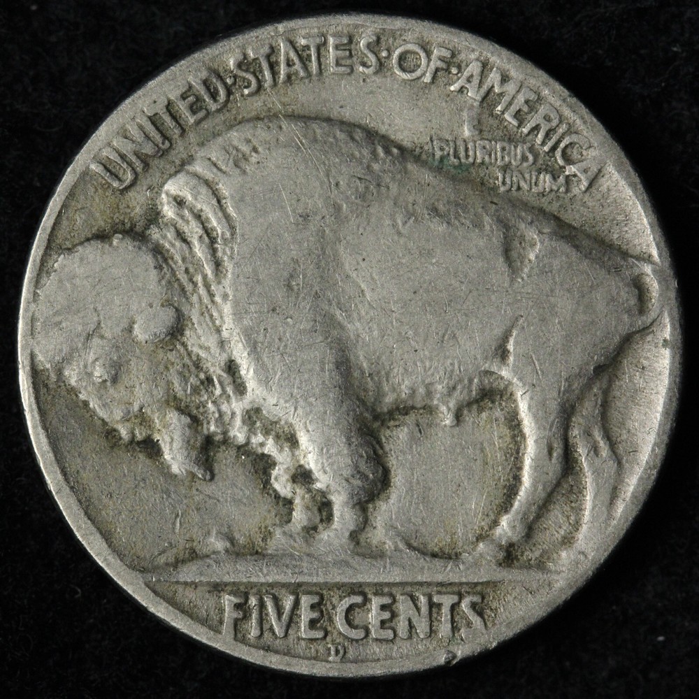 1918-D Buffalo Nickel FINE E271 QUCB