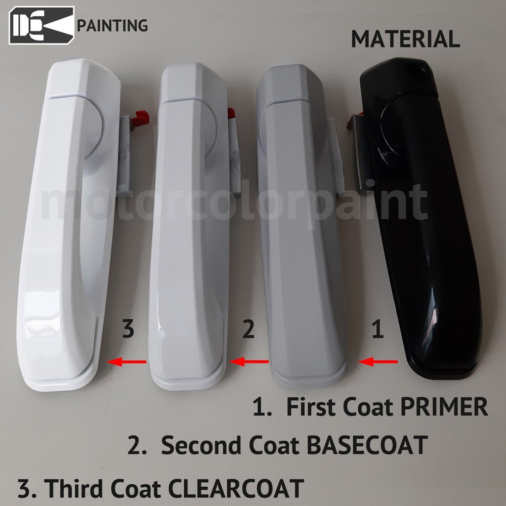 2010-2018 RAM Front & Rear Door Handle Bright White PW7