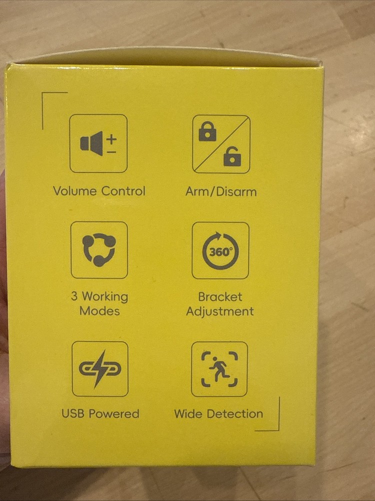 Pir Motion Sensor Alarm 120 Db