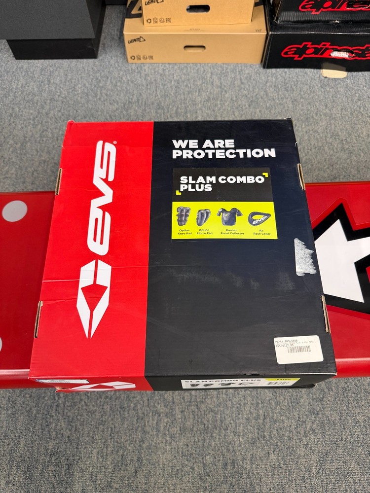 EVS SLAM COMBO PLUS BLACK MINI MEDIUM