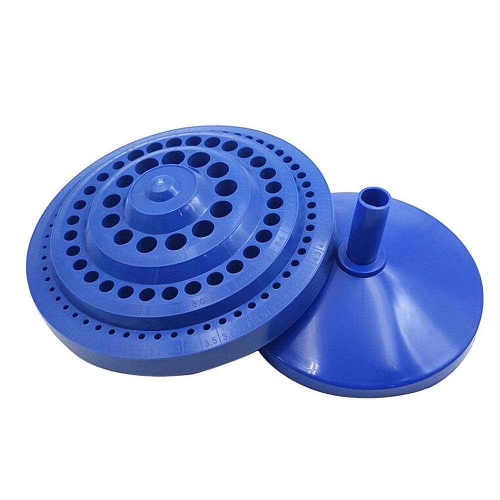 Plastic Round Rotating Drill Case Drill Bit Display Box