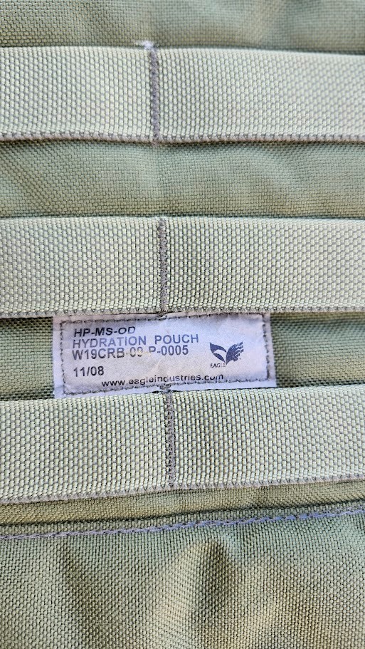 Surplus Eagle Industries Hydration Pouch, HP-MS-OD, Olive-Drab