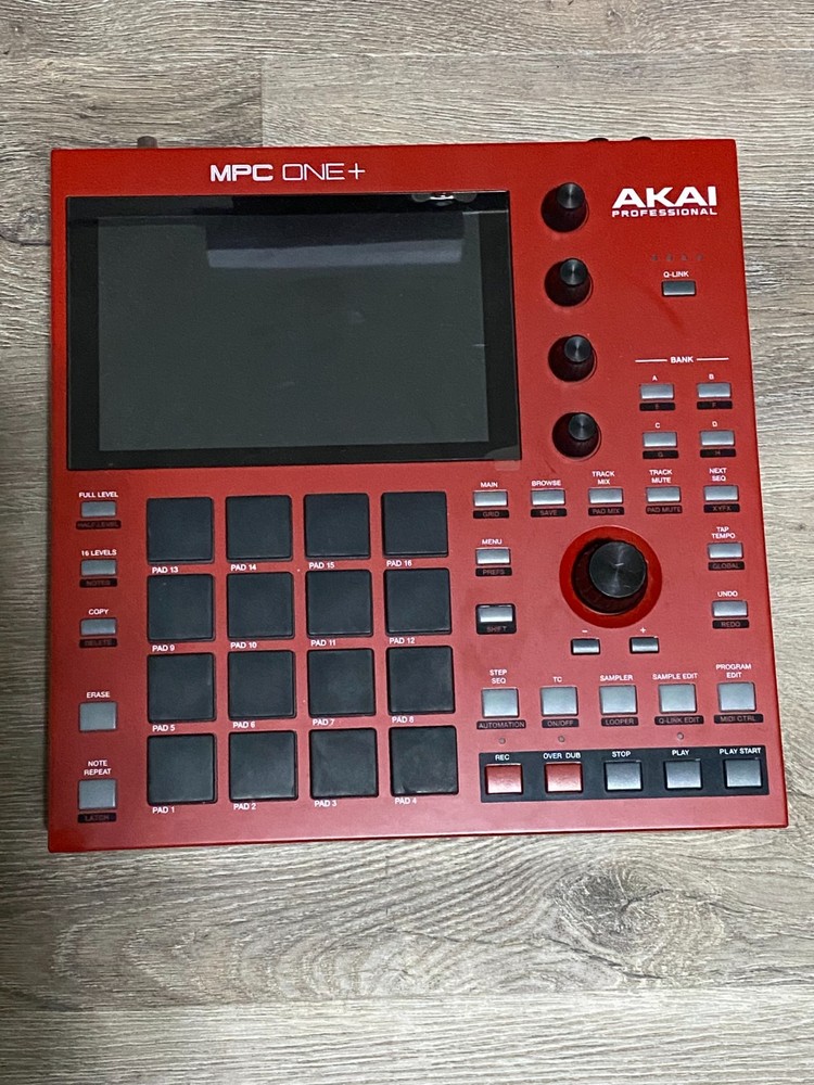 Akai MPC One Plus Standalone Sampler Drum Machine Sequencer Red Used Pro Mint