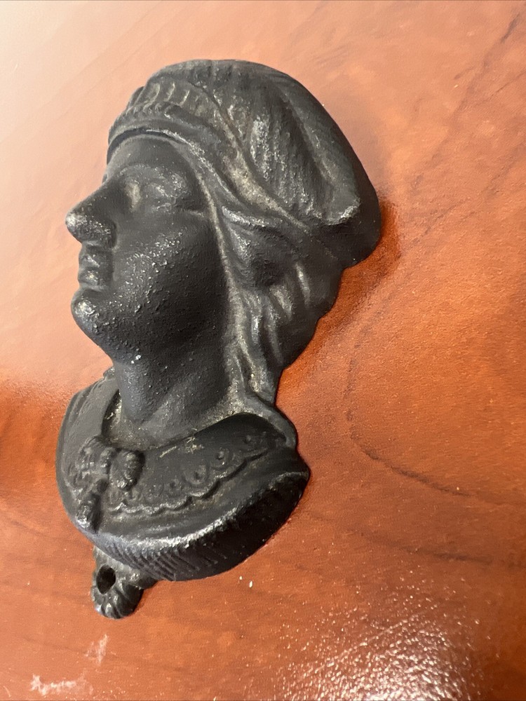 VTG Cast Iron Christopher Columbus Match Holder Match Strike