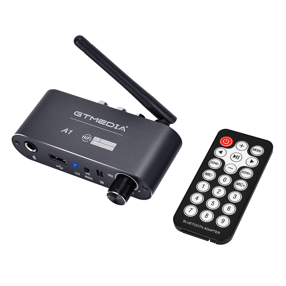 Bluetooth 5.2 Wireless Audio Transmitter Receiver Adapter for Home Stereo