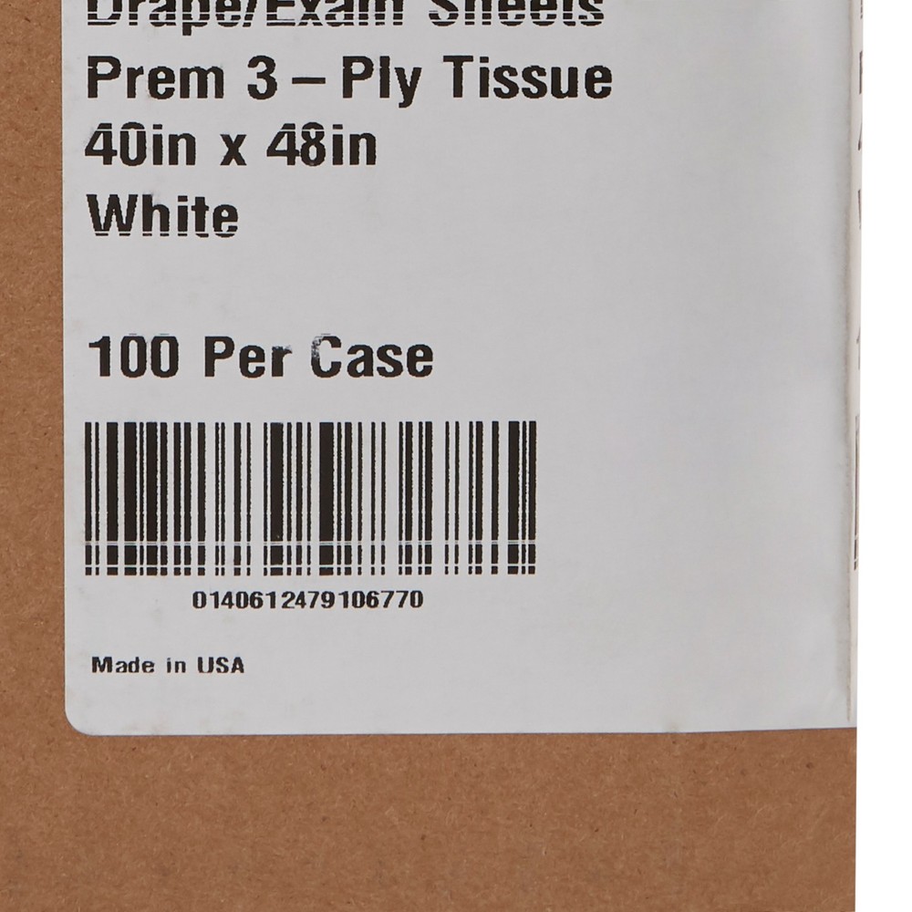 McKesson General Purpose Drape White 40 W X 48 L Inch 18-834 100 per Case