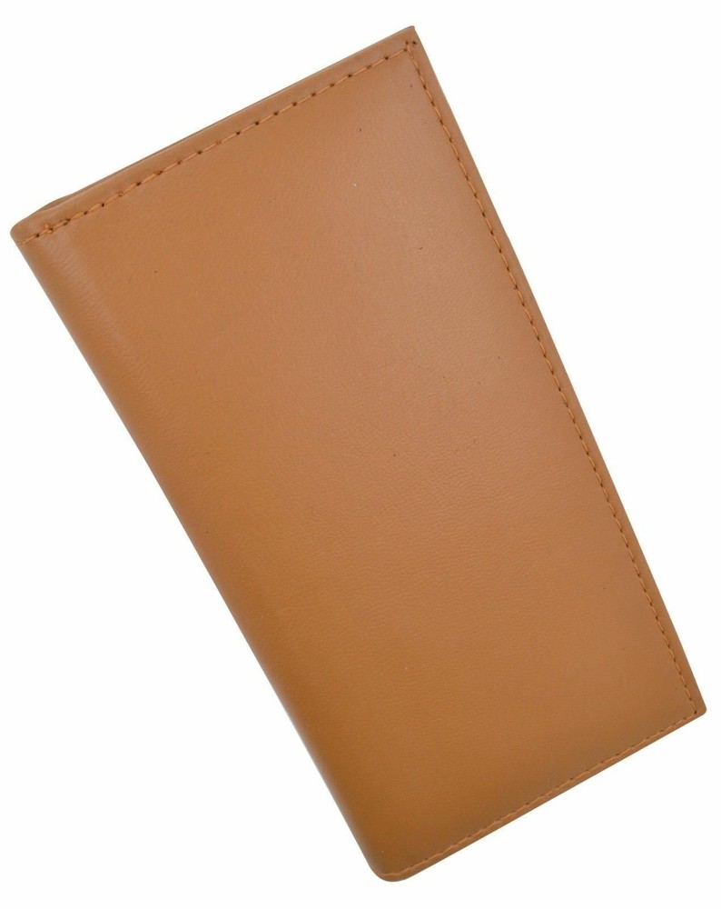 Basic Checkbook Cover TAN NEW