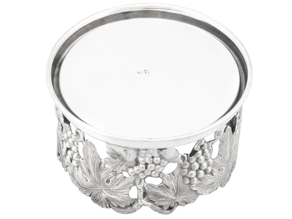Continental Silver Coasters, European, 1960s