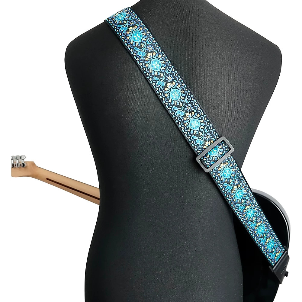RICHTER Retro Guitar Strap Blue