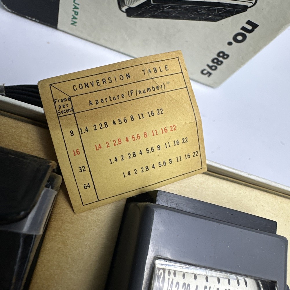 Tower Light Exposure Meter Sears & Roebuck Model 8895 With Box and Case