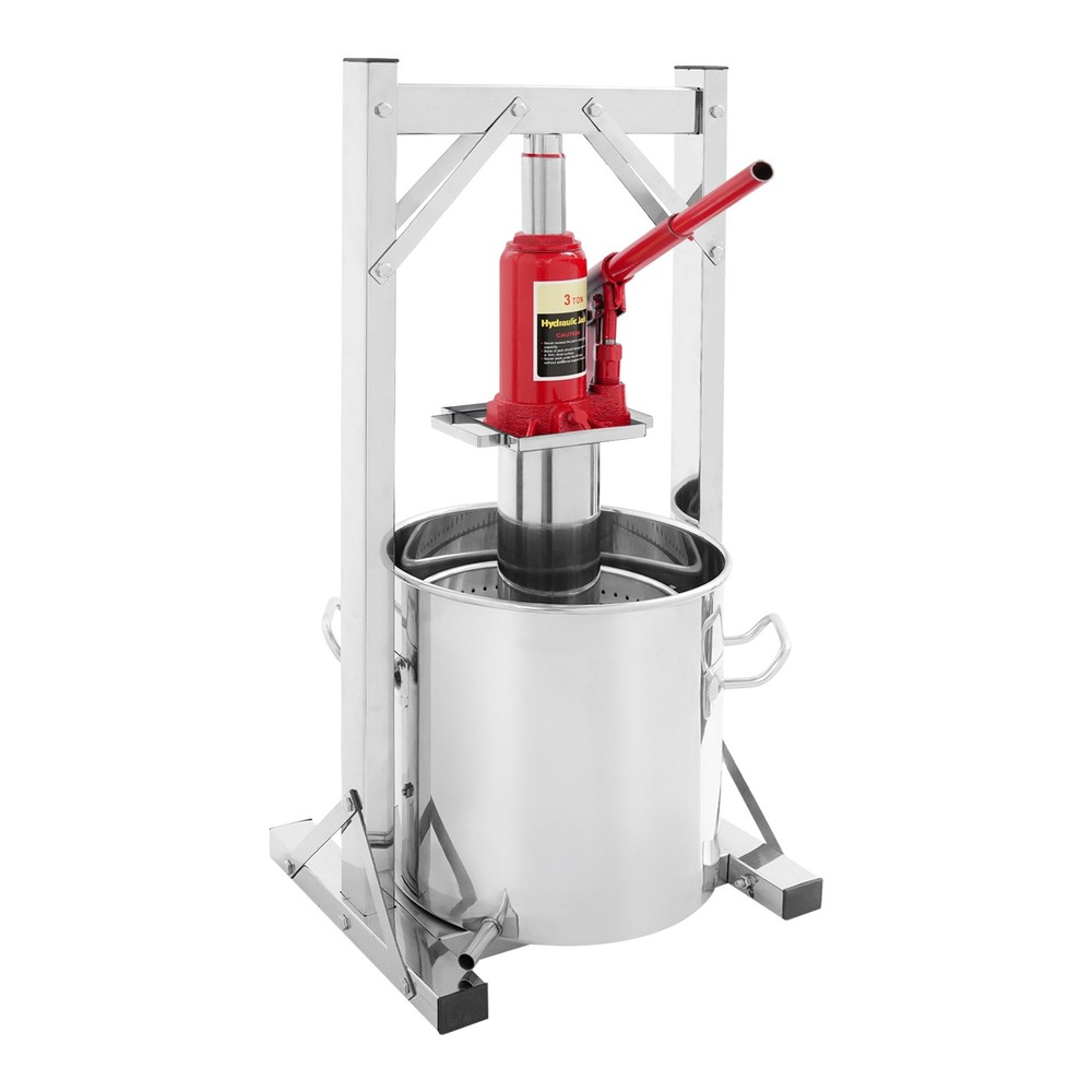 Wine Press Bucket Fruit Wine Pressing Manual Hydraulic Jack Press Extractor Kit