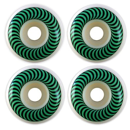 Spitfire Skateboard Wheels 52mm Classics Green + Spitfire Bearings