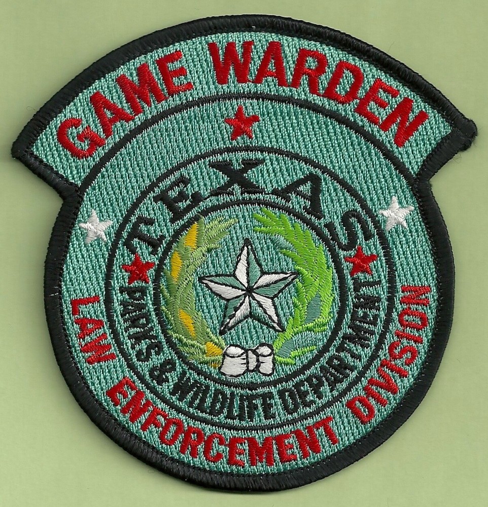 TEXAS GAME WARDEN LAW ENFORCEMENT DIVISION PATCH