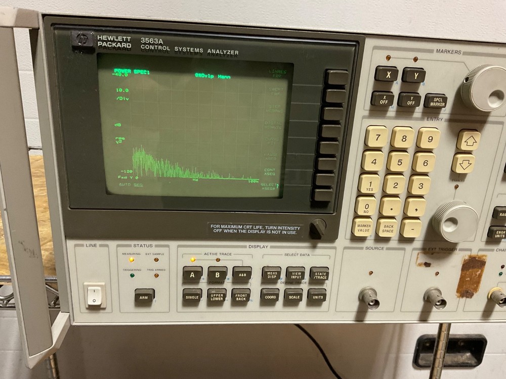 Agilent Hewlett Packard HP 3563A Control System Analyzer