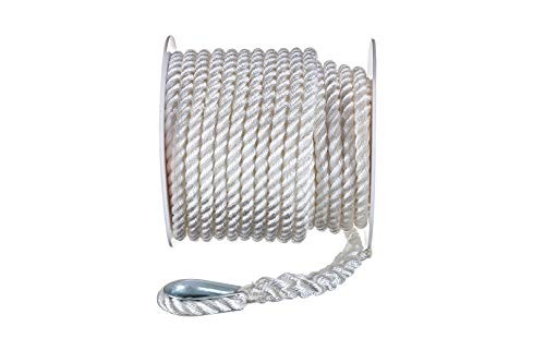 Nylon Twisted Anchor Line with Thimble