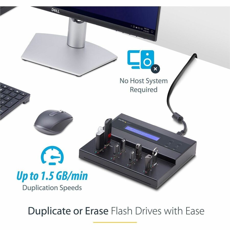 StarTech USBDUPE17 1:7 USB Duplicator & Eraser - USB 3.0