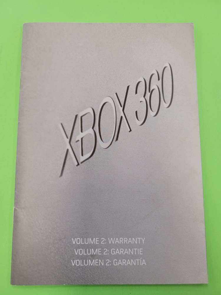 XBOX 360 Volume 2 Warranty