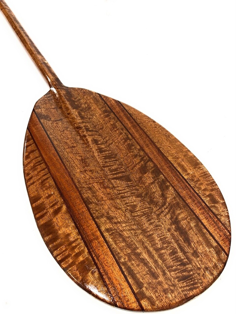 AAA Grade Outrigger Koa Paddle 60" Steersman Design | #koa4031