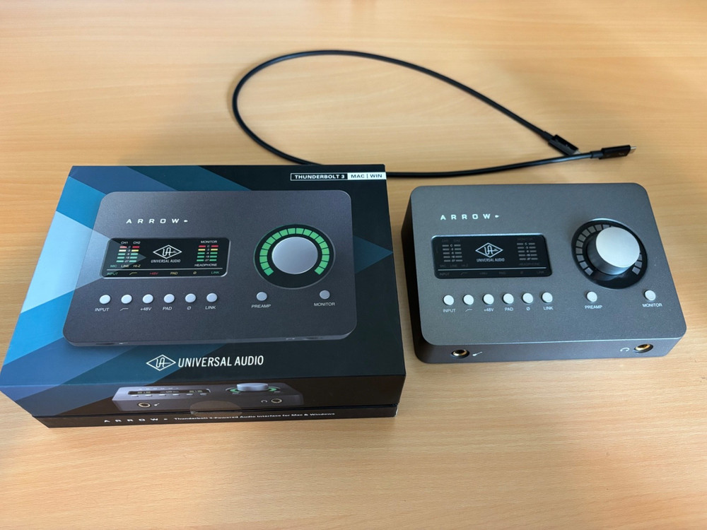 UAD Arrow Audio Interface with TB3 cable w/ Plugins or without plugins for less