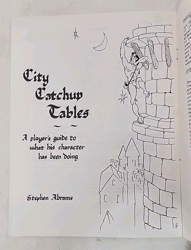 Cities A Gamemaster's Guide to Encounters RPG Neutral D&D Stephen Abrams Everson