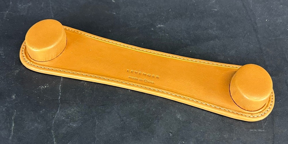 Levenger Leather Book Page Keeper Holder