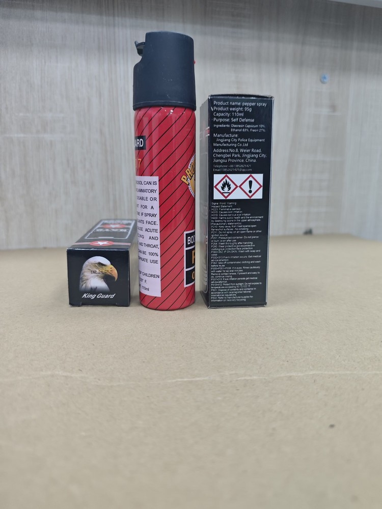 2 Pack Pepper Spray Self Defense Max Strength Security - 3.7 fl oz