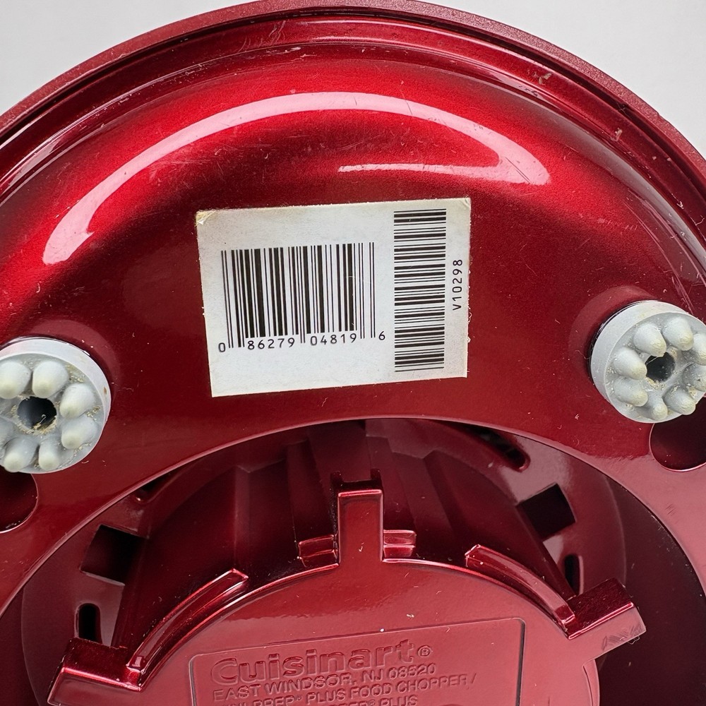 Cuisinart Mini Prep Plus Food Processor Red DLC-2A Base Replacement