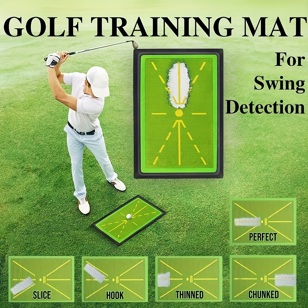 Golf Swing Training Mat-Instant Feedback for Swing Detection & Skill Improvement