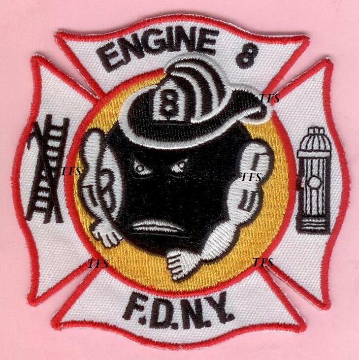 New York City Fire Dept Engine 8 Patch Eight Ball