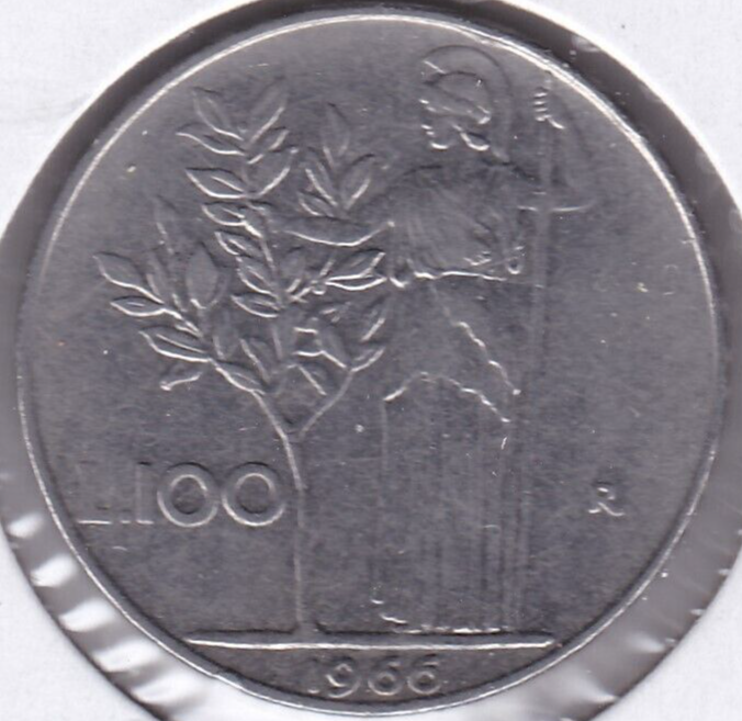 1966 Italy 100 Lire L1