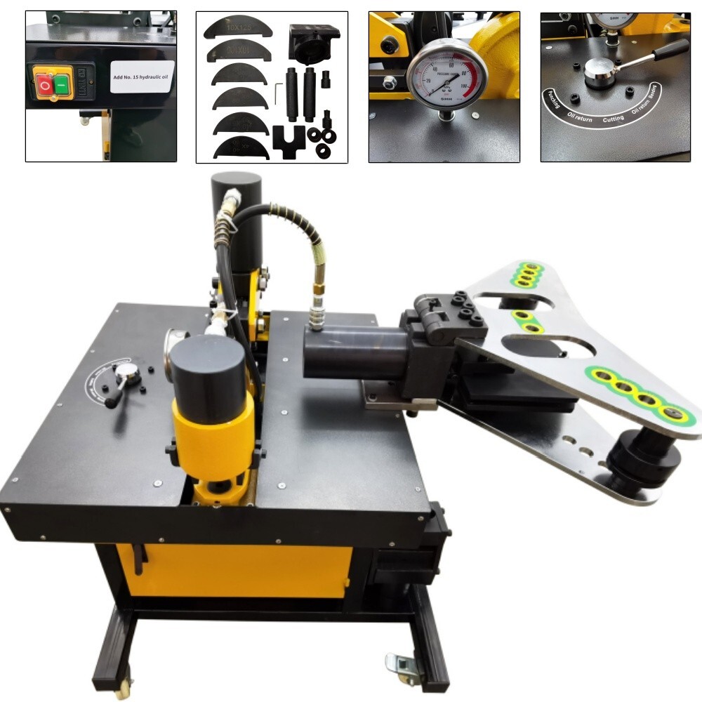 Large Bus Bar Processing Machine Copper&Aluminum Bar Punching Bending Machine