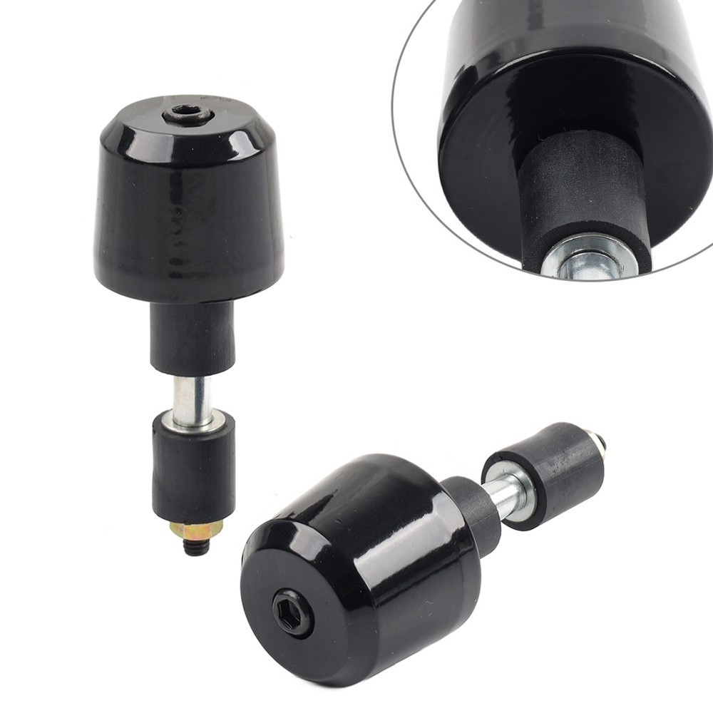 Pair 7/8" 22MM Universal Motorcycle Handlebar End Connector Handlebar Grip Ends Caps