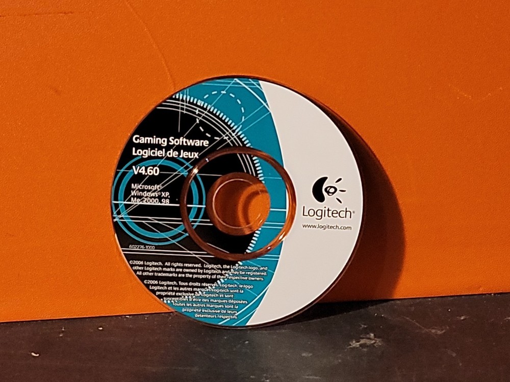 Vintage 2006 Logitech Gaming Software V4.60 Microsoft Windows XP Mini Disc Dvd