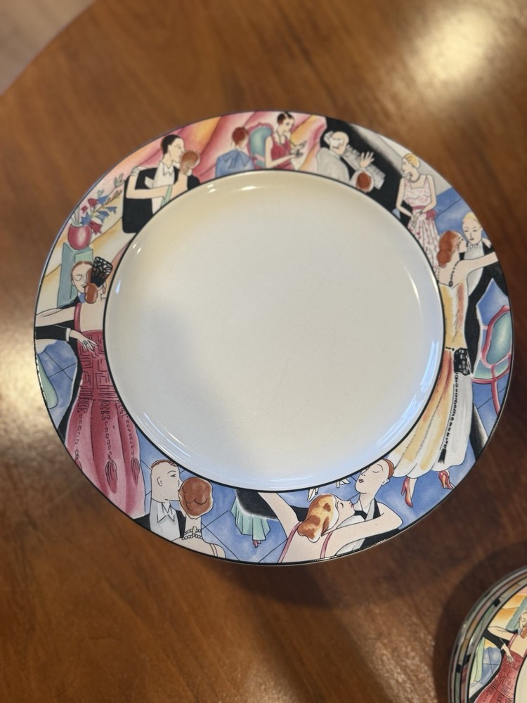 Sakura Tango 1993 Sue Zipkin Dinnerware Set 17 pc Super Nice !!!