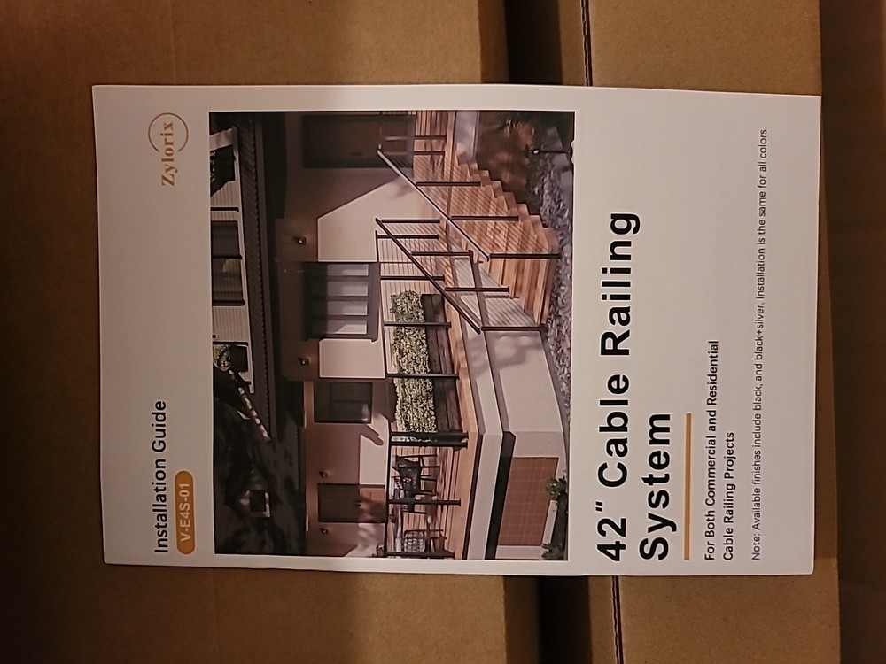 Zylorix 4ft-8ft Complete Set 42" Railing System