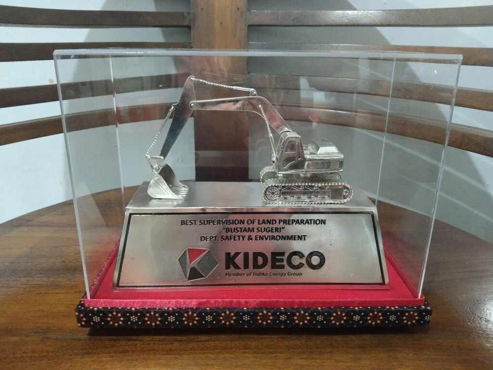 Exavatore miniature silver - Backhoe miniature silver