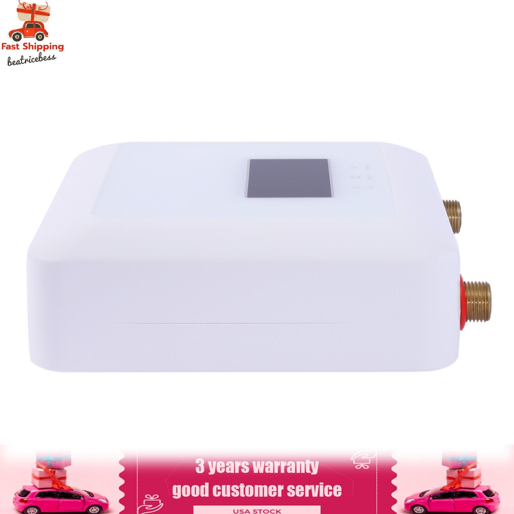 5500W 110V Tankless Hot Water Instant Heater Electric Shower Kitchen Boiler Bath