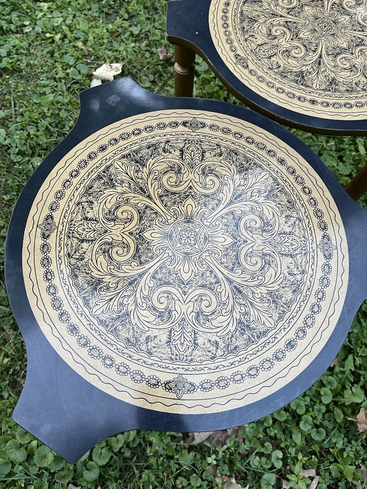 Mcm Stacking Nesting Tables Gold Design