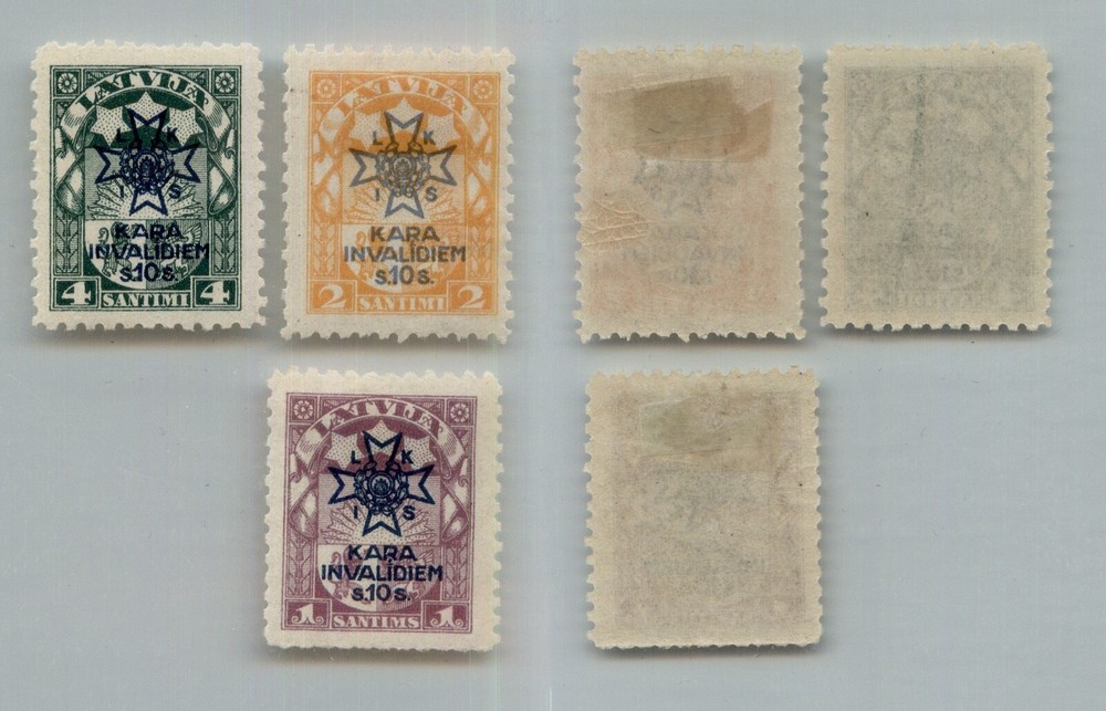 Latvia 1920 SC B21-B23 mint . rtc2432