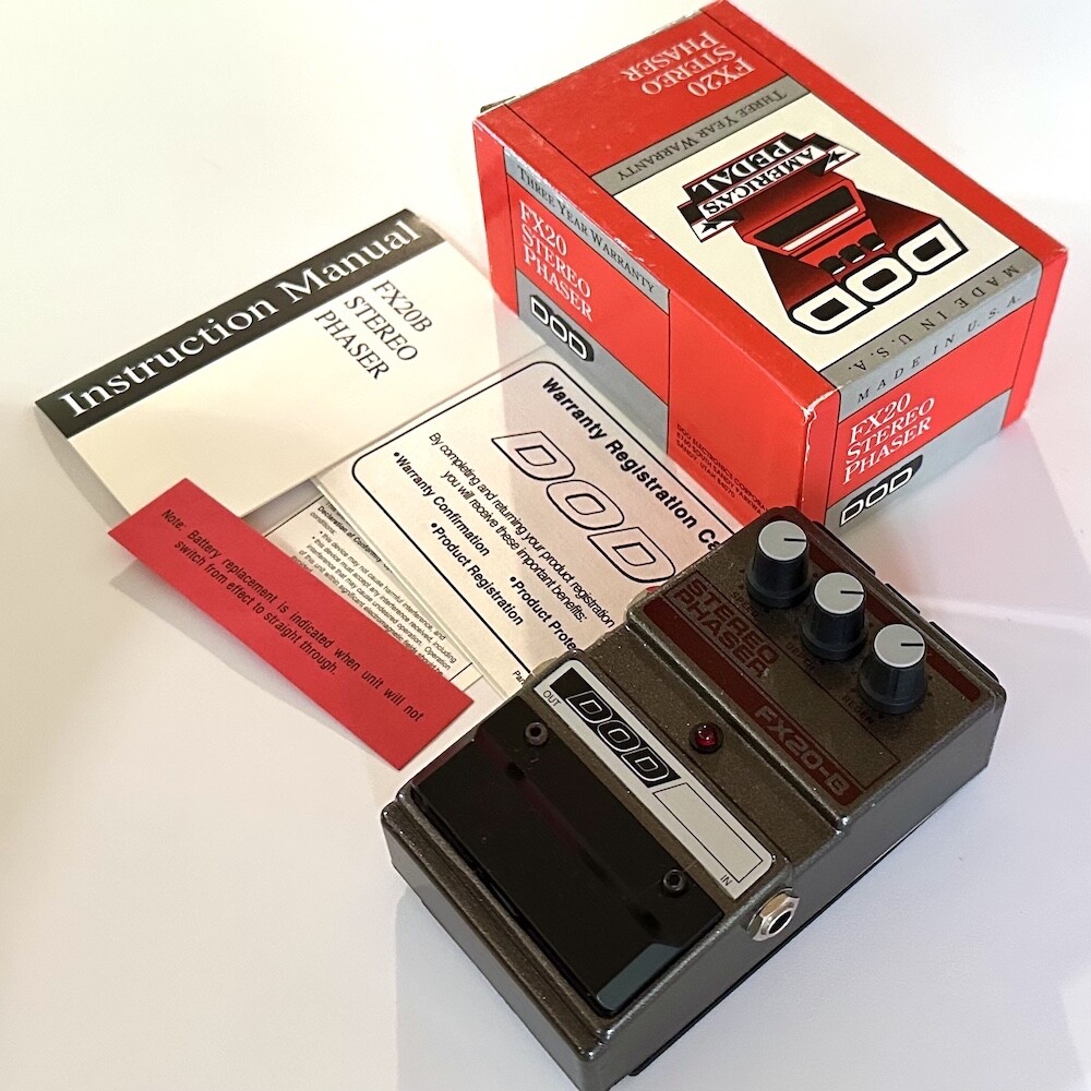 DOD (DigiTech) FX20-B Stereo Phaser Guitar Effects Pedal **INCLUDES BOX**