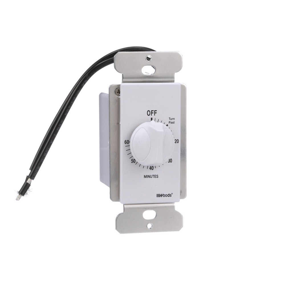 60 Minute Spring Wound Timer; White, 59717