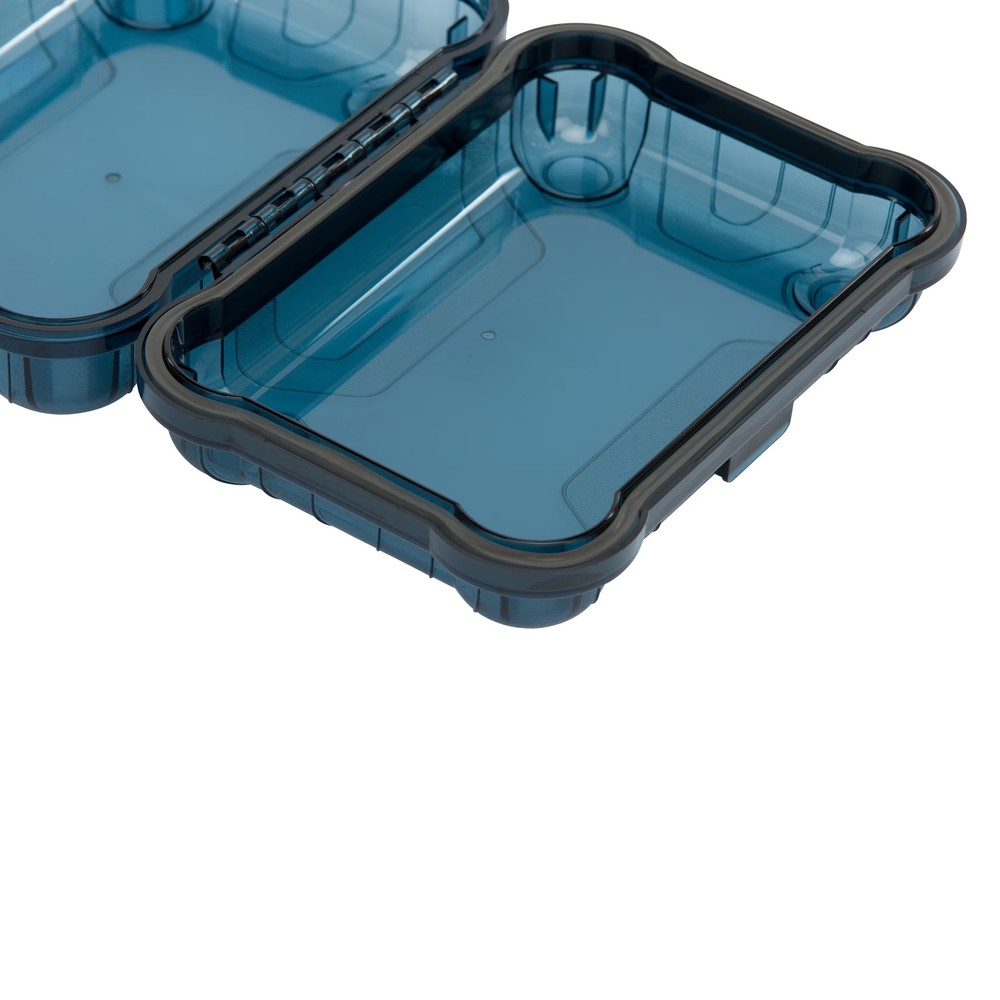 2 Pack Small Watertight Dry Box Polycarbonate Blue