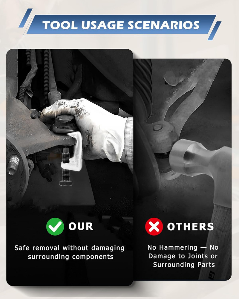 Front End Service Tool Kit Bundle Ball Joint Press U-Joint Removal Installer Set