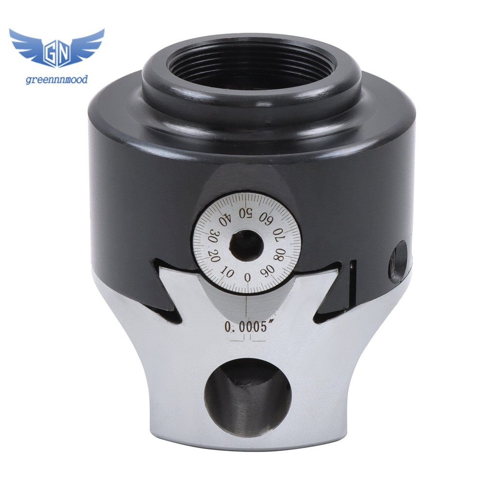 3" High Precision Boring Head 0.001 Radius 3/4" Hole Size 1-1/2-18" Thread Mount