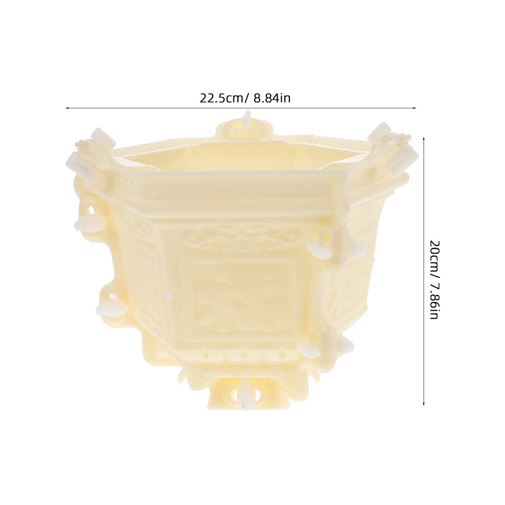 Flower Pot Mold DIY Making Concrete Casting Mould Cement Patterns Molds