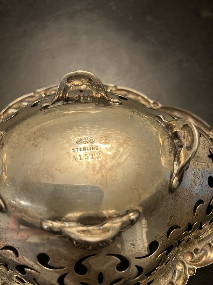 sterling silver candy dish