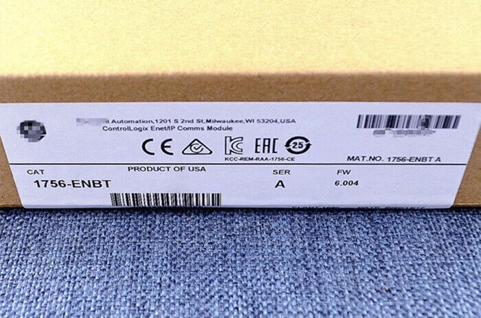 New Sealed Allen Bradley 1756-ENBT ControlLogix EtherNet/IP Comms Module