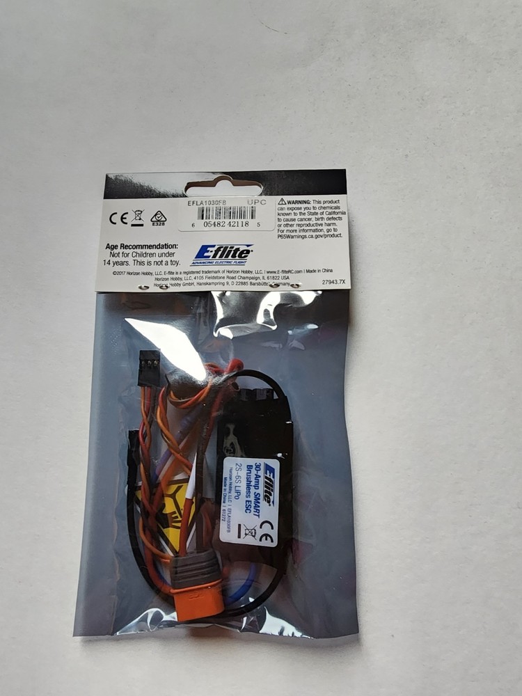 E-flite EFlite 30A 30-Amp Telemetry Capable ESC Speed Control : T-28 Apprentice